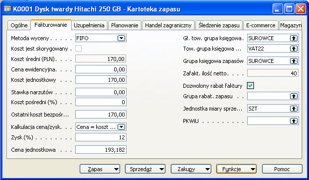 Aby zaksięgować przyjecie z poziomu zamówienia zakupu, należy otworzyć ponownie dokument: Zamówienie zakupu-> Funkcje -> Otwórz ponownie dopiero wtedy można dokonać księgowania: Księgowanie ->