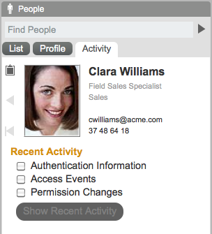 Identity Integration - Activity What applications has this user been using?