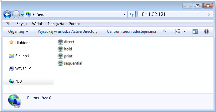 System Windows dla serwera druku EX/EX-P Print Server 11 3 Kliknij dwukrotnie ikonę serwera druku EX/EX-P Print Server, aby wyświetlić aktywne połączenia drukowania.