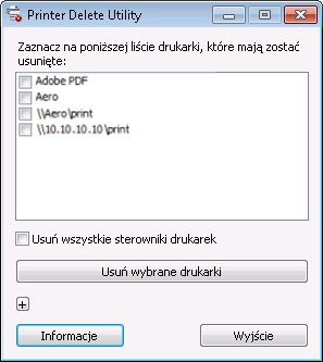 System Windows dla serwera druku EX/EX-P Print Server 20 1 Dostępne są następujące metody instalowania programu Fiery Printer Delete Utility: Pobierz program Client Software Installer dla systemu