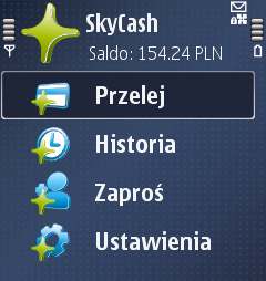 ATUTY SkyCash Intuicyjność i prostota obsługi iphone OS Symbian Android Java Windows Mobile INTUICYJNOŚĆ