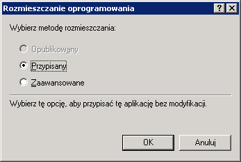 Wybieramy plik instalacyjny programu Webroot i zostawiamy metodę rozmieszczenia jako