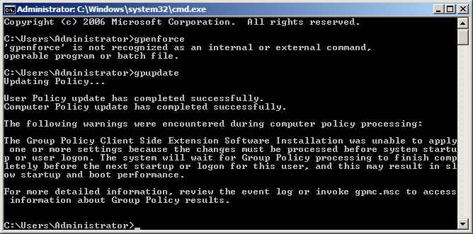 gpupdate.exe Program narzędziowy służący uaktualnianiu ustawień zasad grupy.