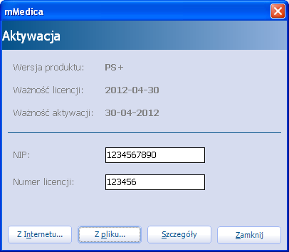 2.2.1. Aktywacja systemu Po udanym zalogowaniu zostanie automatycznie uruchomiona czynność Aktywacji nowego systemu.