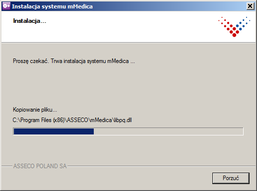 5. Należy poczekać do zakończenia aktualizacji: Informacja 1: Podczas aktualizacji do PostgreSQL 9.