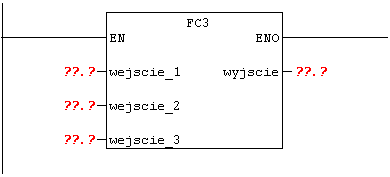Warunkowe wywołanie funkcji bezparametrowej W przypadku wywołania warunkowego np.