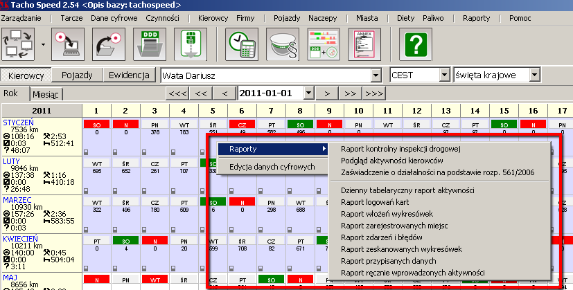 Na kalendarzu domyślnie pokazywane są tylko święta krajowe (kraj wybierany jest na podstawie wersji jezykowej).