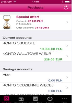Bank Millennium 2013 results Silny wzrost wykorzystywania kanałów cyfrowych w detalu Bankowość internetowa Bankowość mobilna 150 tys. pobrań, 700 tys.