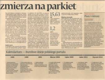 Spółki portfelowe MCI.EuroVentures 1.0 KURS AKCJI ABC DATA (od 01.03.2014 r.) publikacja wyników za 2014 r. w dniu 19 marca 2015 r.