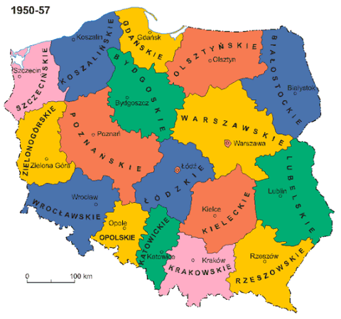 Podział terytorialny 1950-57 17