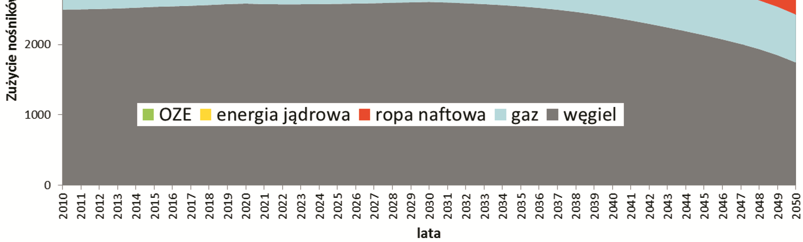 30% 39% Prognoza struktury zuŝycia