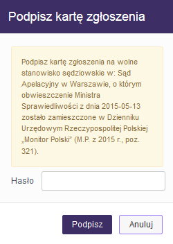 Do wyboru są trzy możliwości: - Hasło - Certyfikat kwalifikowany, - Profil zaufany.
