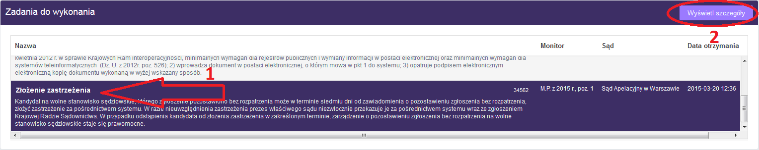 Wybranie przycisku Potwierdź decyzję spowoduje pojawienie się okna Podpisz operację. Należy wybrać metodę, za pomocą której Kandydat chciałby podpisać wykonanie operacji.