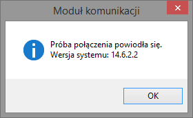 Wymiana danych między programami Płace Optivum i Artykuł30 4/10 Kliknij przycisk Testuj, aby sprawdzić poprawność wprowadzonego/utworzonego adresu URL.