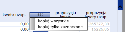 Wymiana danych między programami Płace Optivum i Artykuł30 9/10 W oknie programu Płace Optivum zostaną wyświetlone pobrane kwoty w podziale na obsługiwane przez program jednostki i stopnie awansu