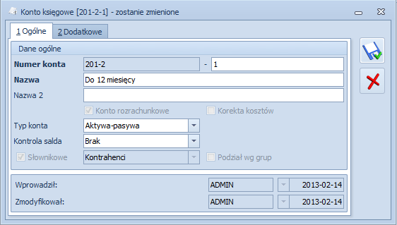 Płatnik Konto Odbiorcy konto wypełnione na karcie płatnika, na zakładce Dodatkowe, w polu Przychód - symbol @KontoPlatnikaOdb Konto Dostawcy konto wypełnione na karcie płatnika, na zakładce