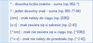o Obroty Ma - symbol @ObrotyMa( ) o Obroty Narastająco Wn - symbol @ObrNarWn( ) o Obroty Narastająco Ma - symbol @ObrNarMa( ) o Per Saldo - symbol @PerSaldo( ) o Saldo Wn - symbol @SaldoWn( ) o Saldo