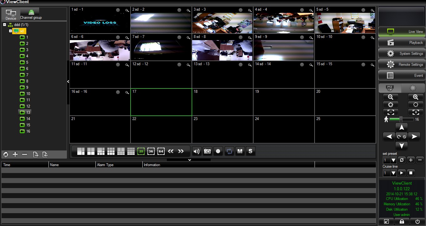 6.PODGLĄD ZDALNY Rejestratory serii Prestige obsługuje darmowy program ClientView Który pozwala na podgląd do 64 kamer!