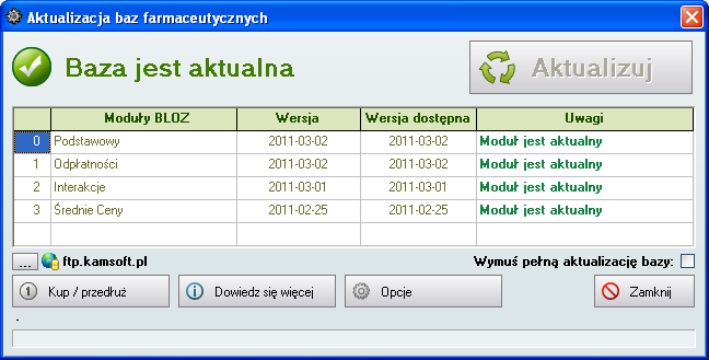 Instalacja i aktualizacja systemu KS-SOMED 2. Etap II. 6. Etap VI. Rys. 47. Okno: Aktualizacja baz farmaceutycznych. Rys. 51. Okno: Aktualizacja baz farmaceutycznych. 3. Etap III. 7. Etap VII. Rys. 48.