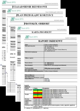 sporządzania ustalane każdorazowo przez Przewodniczącego Komitetu Sterującego 24 *wzorce dokumentów zarządczych będą mogły być