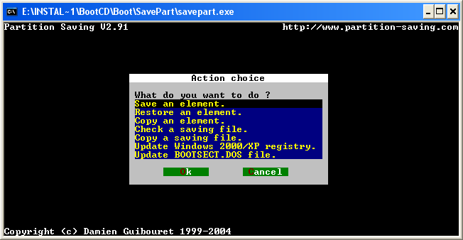 Narzędzia Partition Saving (http://www.partition-saving.