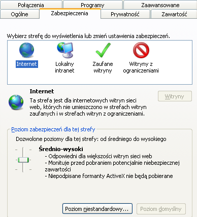 Konfiguracja Do poprawnego działania wystarcza dowolna przeglądarka internetowa obsługująca protokół szyfrujący SSL, JavaScript oraz pliki cookies.