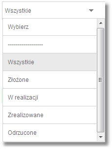 Rozdział 16 A wizowania Zrealizowane - użytkownik dokonał wypłaty zaawizowanej kwoty Złożone - zaawizowana kwota nie została wypłacona w podanym terminie W trakcie