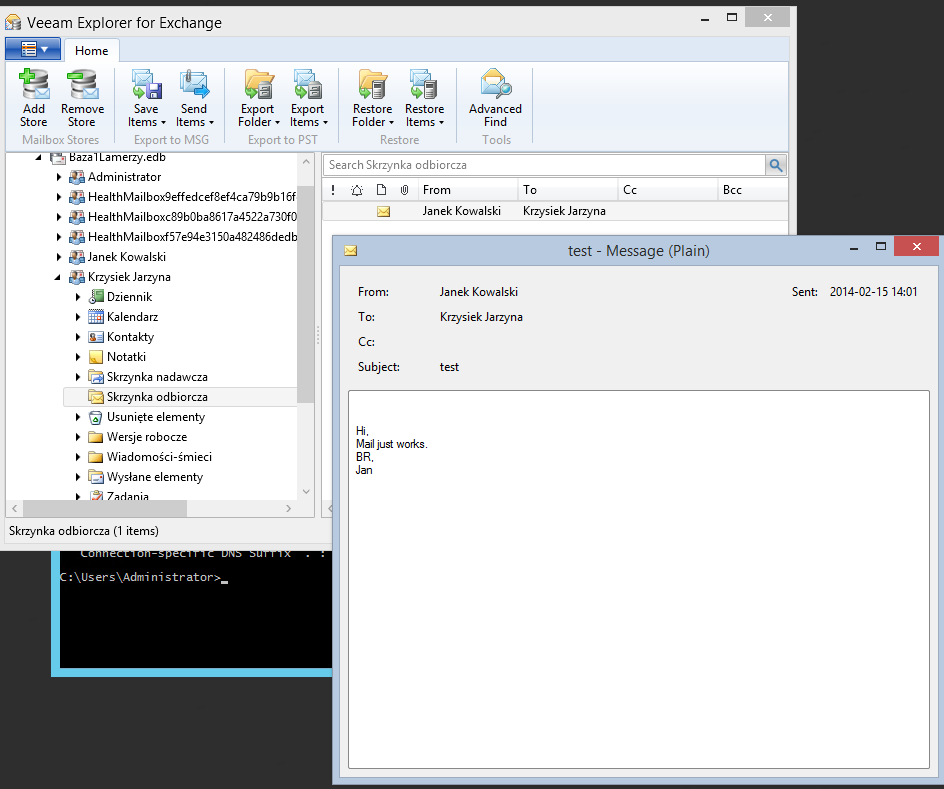 Obsługiwane nośniki zapisu Wszystkie dostępne z poziomu systemu Windows gdzie zainstalowany jest Veeam backup.