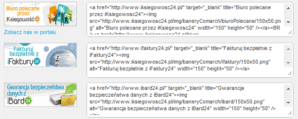 6. Internetowa Wymiana Dokumentów (IWD) Zarówno z aplikacji Comarch ERP Optima jak i Comarch ERP ifaktury24 Klienci Biura mogą przesyłać wprowadzone dokumenty drogą elektroniczną.