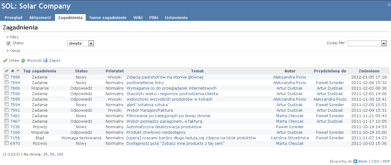 Zapewnienie jakości Projektowanie zgodne z User-Centered Design Wewnętrzna kontrola jakości na każdym etapie projektu checklisty oraz testy Systemowe zarządzeni wymaganiami, zmianą oraz zgłoszeniami