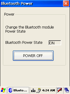 Przyciśnij POWER ON Zamknij okno W zależności od wersji Windows możliwe jest także, że ikonka Bluetooth