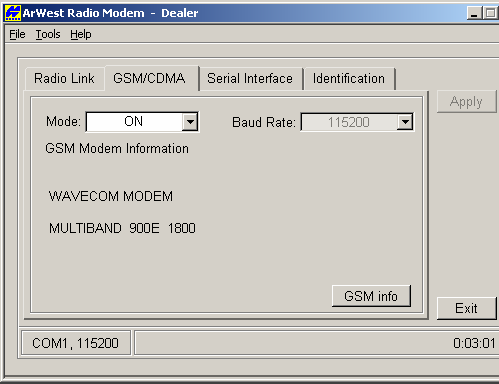Krok 3) W zakładce Serial Interface sprawdź prędkość - 115 200.
