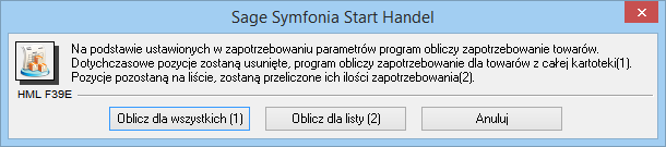 Podręcznik użytkownika Sage Symfonia Start Handel 124 nie decyduje wartość pola rezerwacja w definicji rodzaju wystawianego dokumentu.
