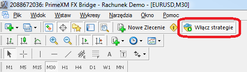 Konfiguracja platformy MT4 Aby OCT poprawnie uruchomić na platformie należy przygotować platformę MT4 w tym celu w opcjach platformy w zakładce strategie i