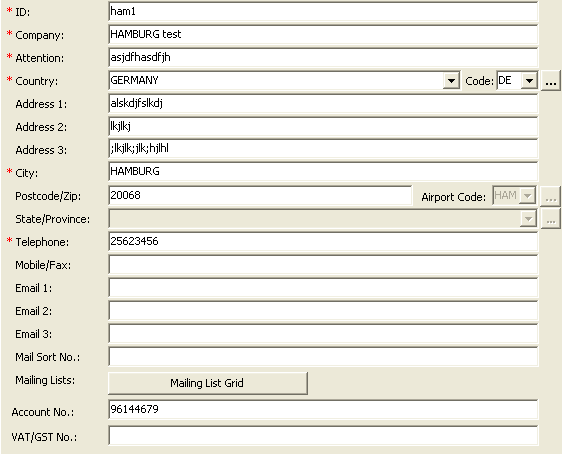 4. Dodawanie Odbiorcy Formularz dodawania Nadawcy można wywołać na dwa sposoby: a) Poprzez kliknięcie ikony z lewego menu nawigacyjnego b) Poprzez kliknięcie podczas tworzenia nowego listu