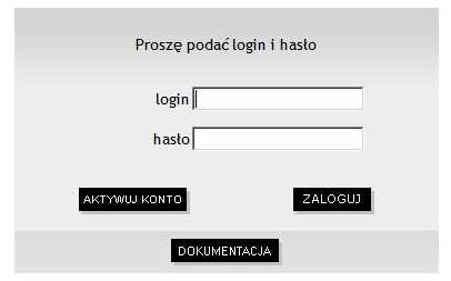 Rysunek 33. Strona serwisu błędne hasło Zmiana hasła poprzez stronę internetową serwisu BCW W tym celu naleŝy zalogować się do serwisu BCW dostępnego pod adresem www.bcw.univ.rzeszow.pl.