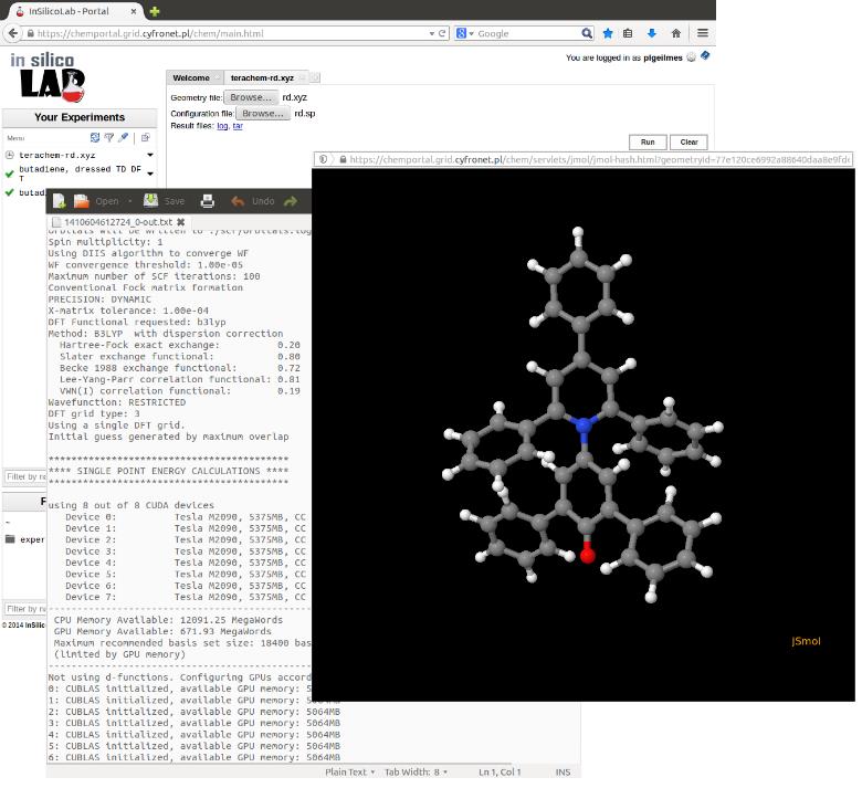 Computational Chemistry 47 Objective: building the repository of experimental data (related mainly to the excited states of molecules), together with the results of tests of computational models