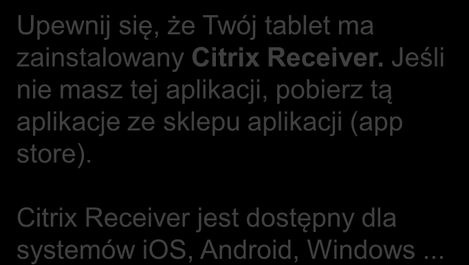 Jeśli nie masz tej aplikacji, pobierz tą aplikacje ze