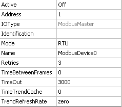 Gdy nie dysponujemy urządzeniem w chwili konfiguracji lub urządzenie nie wspiera identyfikacji należy dodać je ręcznie. 1. Z menu folderu IODevices wybierz Insert ModbusDevice. 2.