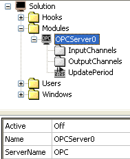 OPC Pakiet Moduł Opis OPC OPCclient klient OPC OPC OPCserver serwer OPC OPCserver OPCserwer udostępnia dane bieżące jako serwer OPC. Dane te mogą być pobierane przez lokalnych i zdalnych klientów OPC.