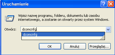 Zdalne połączenie z serwerem OPC Zaletą tej metody jest brak konieczności instalowania serwera OPC na komputrze klienta. Komputer serwera (Windows NT/2000): 1.