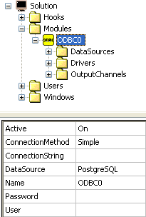 SQL Pakiet Moduł Opis SQL ODBC moduł komunikacji ze źródłem danych ODBC SQL SQLArchive moduł wymiany danych z tabelą SQL SQLTerminal terminal do wydawania poleceń SQL i przeglądania wyników SQL