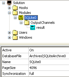 SQLite SQLite to moduł wbudowanej w system bazy SQLite. Moduł wyprowadza do systemu kanał odpowiedzi SQL.