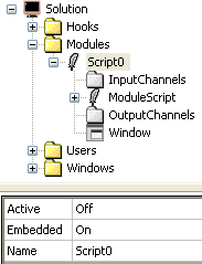 Skrypty ScriptedModule ScriptedModule to moduł skryptu języka TCL/Tk umożliwiający przetwarzanie danych przesyłanych kanałami wejściowymi i wyjściowymi.
