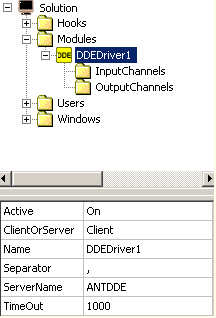 DDE Moduł DDE umożliwia utworzenie jednego lub więcej serwerów bądź klientów protokołu DDE wewnątrz systemu.