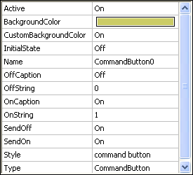 włączeniu kontrolki On lub Off nazwa kontrolki / unikalna w systemie opis stanu Off na kontrolce kolor stanu Off na kontrolce wartość wysyłana na kanał output