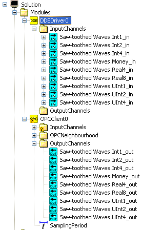Przeciągnąć moduł Source na folder Input channels modułu