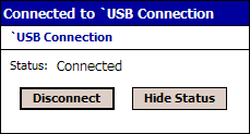 Po przegraniu pliku w odpowiednie miejsce w pamięci odbiornika/rejestratora GPS należy wykonać następujące czynności: Zakończyć połączenie ActiveSync, wciskając na ekranie dotykowym