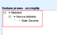 7.2 Inne ustawienia Biblioteka i raporty stałych zleceń Biblioteka Płatności Stałe Zlecenia jest wykorzystywana przez Użytkowników mających do niej dostęp w celu tworzenia wpisów biblioteki