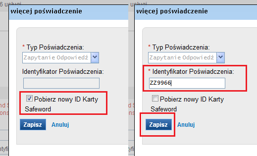 Następnie wypełnij część Informacje CitiDirect zgodnie z instrukcjami na rysunku poniżej: 8 Rodzaj Konta Użytkownika pozostaw jako OMNI.